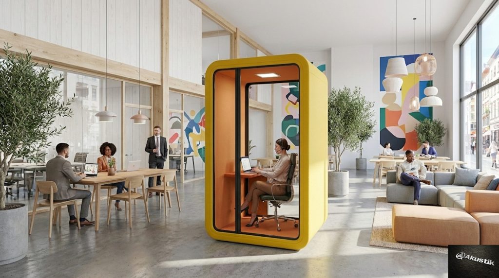 Q-Pod Berlin 1 Kişilik bireysel çalışma kabini