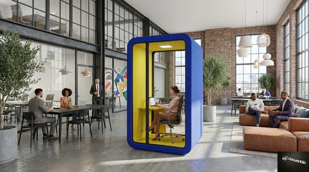 Q-Pod Berlin 1 Kişilik bireysel çalışma kabini