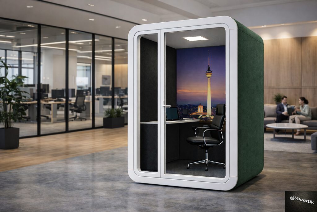 Q-Pod Berlin 1 Kişilik bireysel çalışma kabini