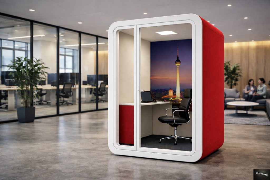 Q-Pod Berlin 1 Kişilik bireysel çalışma kabini