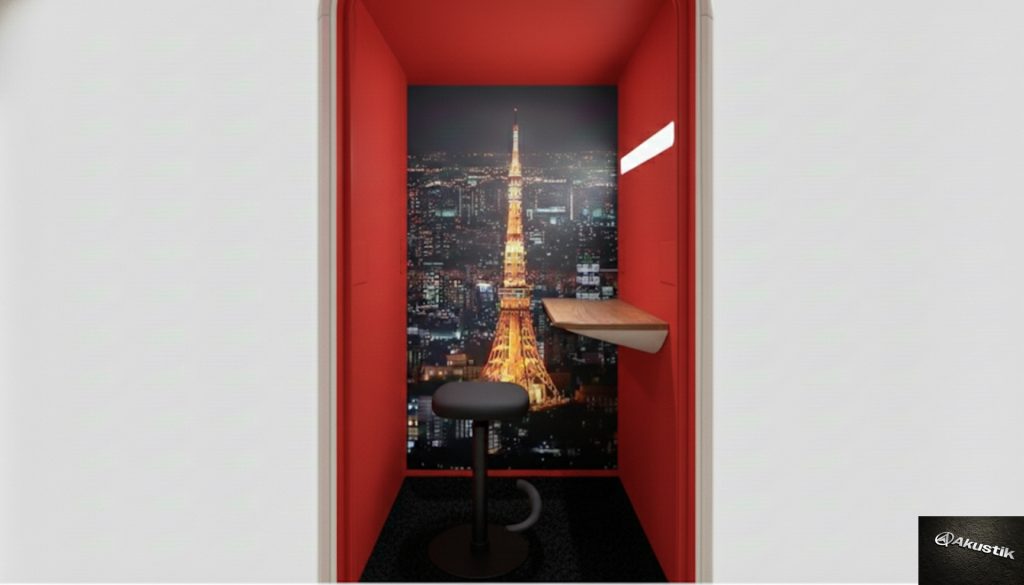 Q-Pod Tokyo akustik kabin